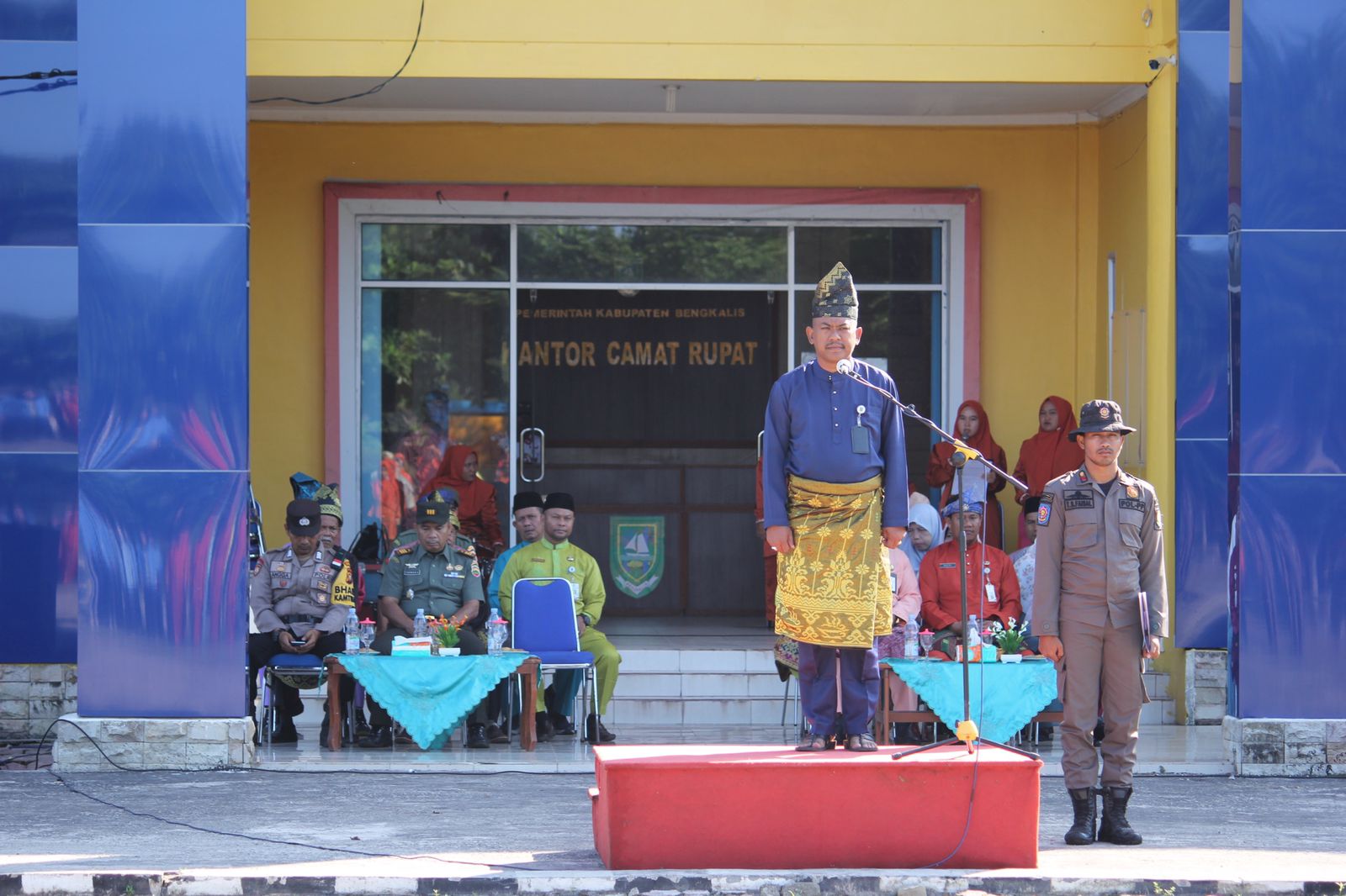 Camat Rupat Pimpin Apel Ucapara Peringati Hari Jadi Provinsi Riau ke-66