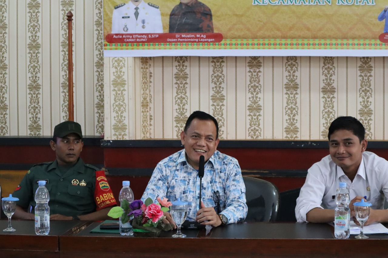 Sambutan Dosen Pembimbing Lapangan DR- Muslim, M-Ag